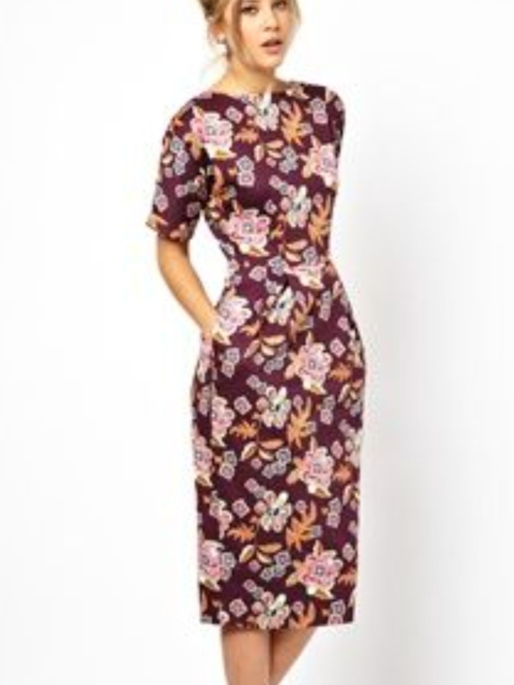 ASOS Floral Midi Dress
